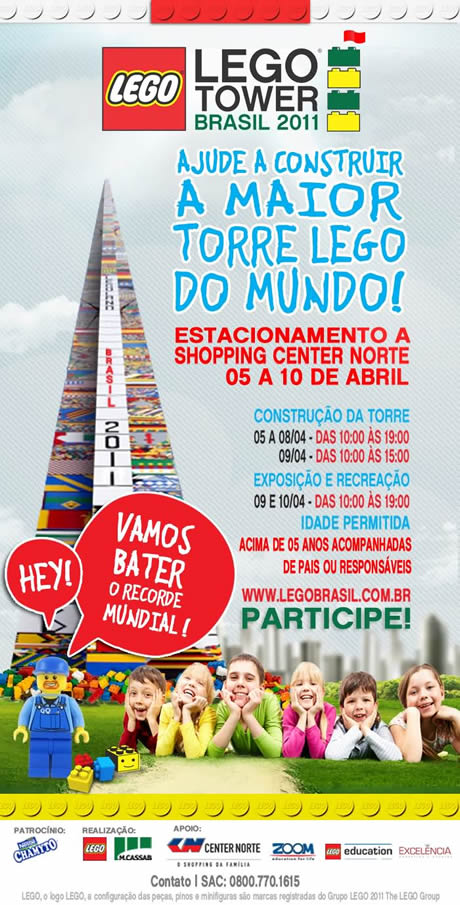 Lego Tower Brasil 2011